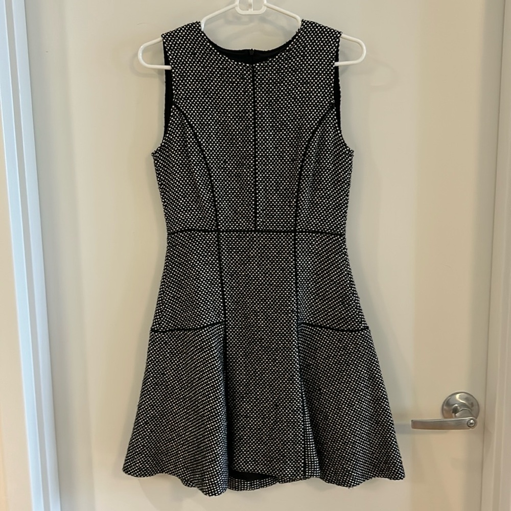 Sportmax black & white a-line dress